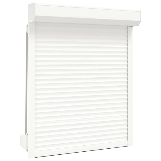 Vidaxl rolluik 100x130 cm aluminium wit