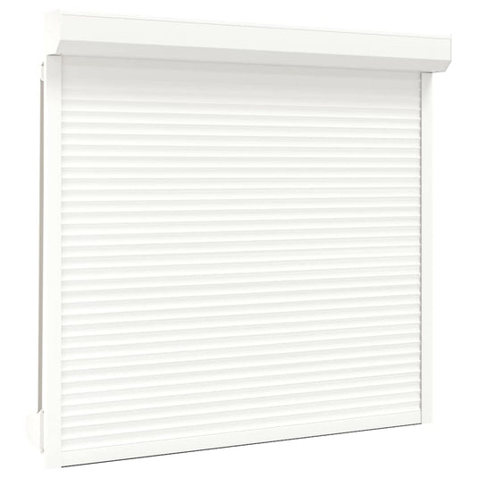 Vidaxl rolluik 160x150 cm aluminium wit