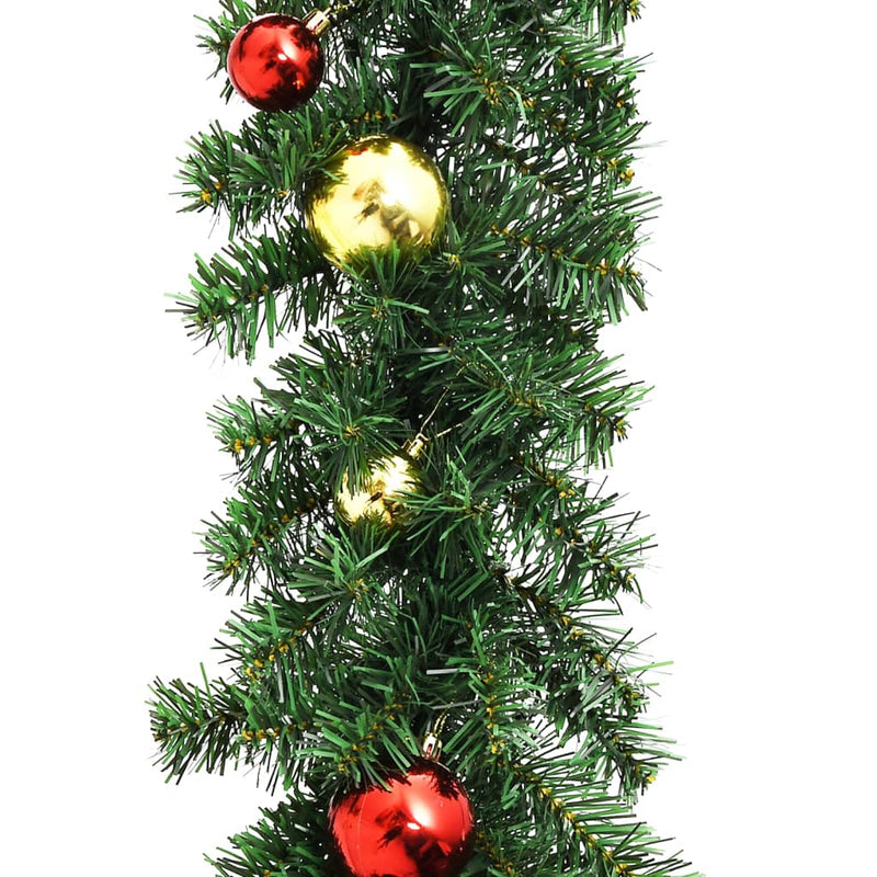 Load image into Gallery viewer, Vidaxl kerstslinger versierd met kerstballen 20 m
