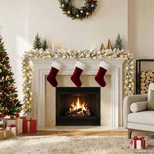 Vidaxl kerstslinger met led-lampjes 20 m wit