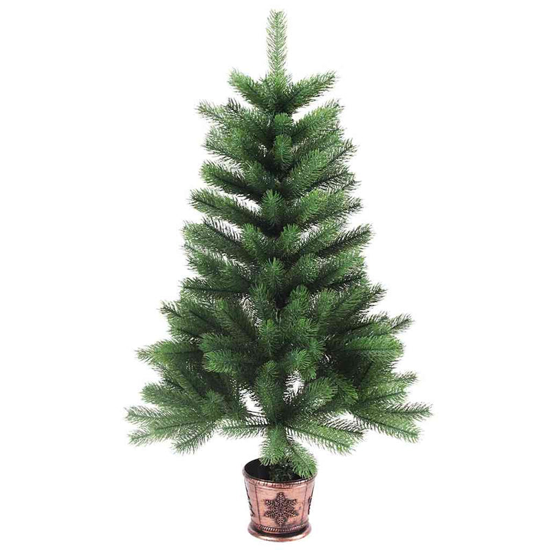 Load image into Gallery viewer, Vidaxl kunstkerstboom met levensechte naalden 65 cm groen
