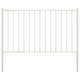 Vidaxl schuttingpaneel met palen gepoedercoat staal 1,81x1,25 m wit