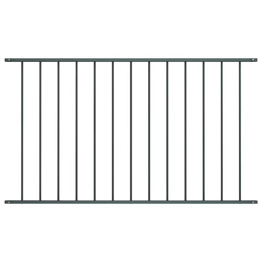 Vidaxl hekpaneel 1,7x1,25 m gepoedercoat staal antraciet