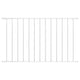 Vidaxl schuttingpaneel woerden gepoedercoat staal 163x75 cm wit