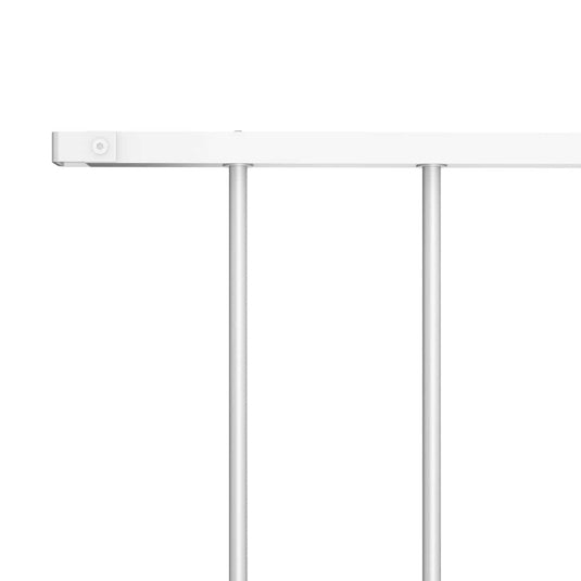 Vidaxl schuttingpaneel woerden gepoedercoat staal 163x75 cm wit