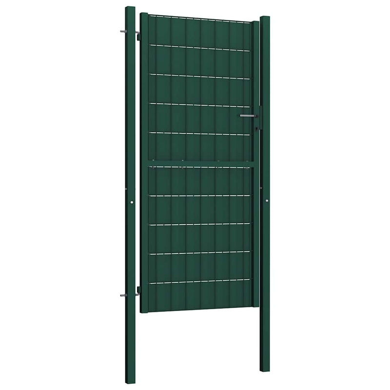 Load image into Gallery viewer, Vidaxl hekpoort pvc en staal 100x124 cm groen
