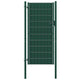 VidaXL Poort 100x204 cm PVC en staal groen