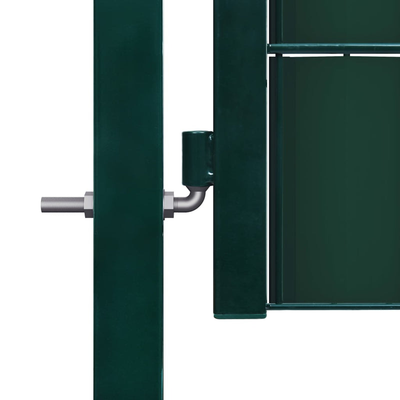 Load image into Gallery viewer, VidaXL Poort 100x204 cm PVC en staal groen
