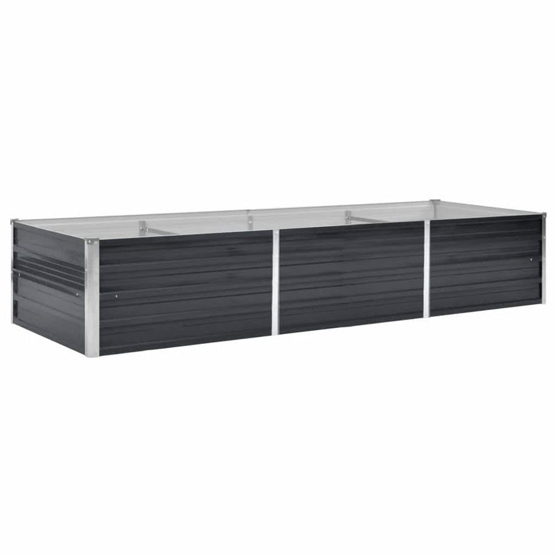Load image into Gallery viewer, Vidaxl plantenbak verhoogd 240x80x45 cm gegalvaniseerd staal antraciet
