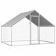 Vidaxl kippenhok 2,75x2x1,92 m gegalvaniseerd staal