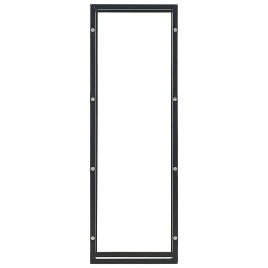 Vidaxl haardhoutrek 50x20x150 cm staal zwart