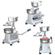 Vidaxl hamburgerpersmachine met 500 scheidingsbladen 10 cm aluminium