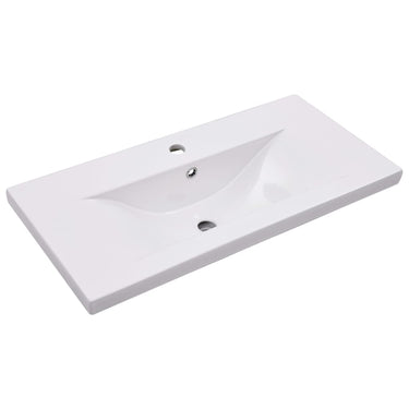 Vidaxl inbouwwastafel 81x39,5x18,5 cm keramiek wit
