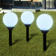 Vidaxl tuinpadlampen 6 st met grondpin led 20 cm