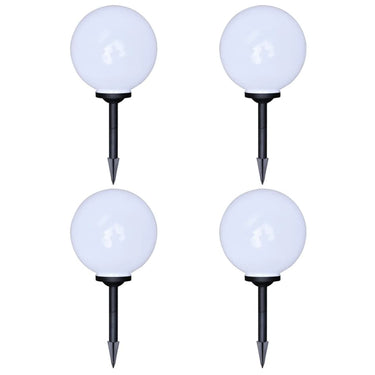 Vidaxl tuinpadlampen 4 st met grondpin led 30 cm