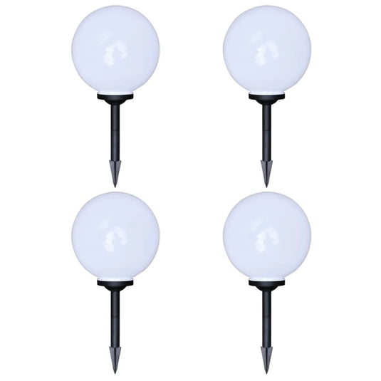 Vidaxl tuinpadlampen 4 st met grondpin led 30 cm