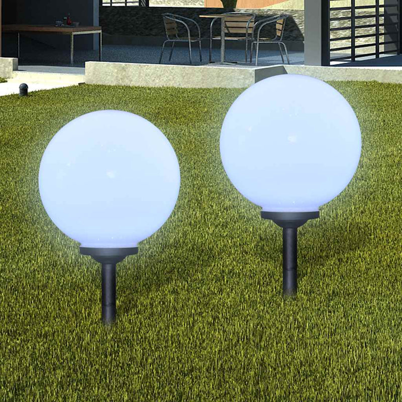 Load image into Gallery viewer, Vidaxl tuinpadlampen 4 st met grondpin led 30 cm

