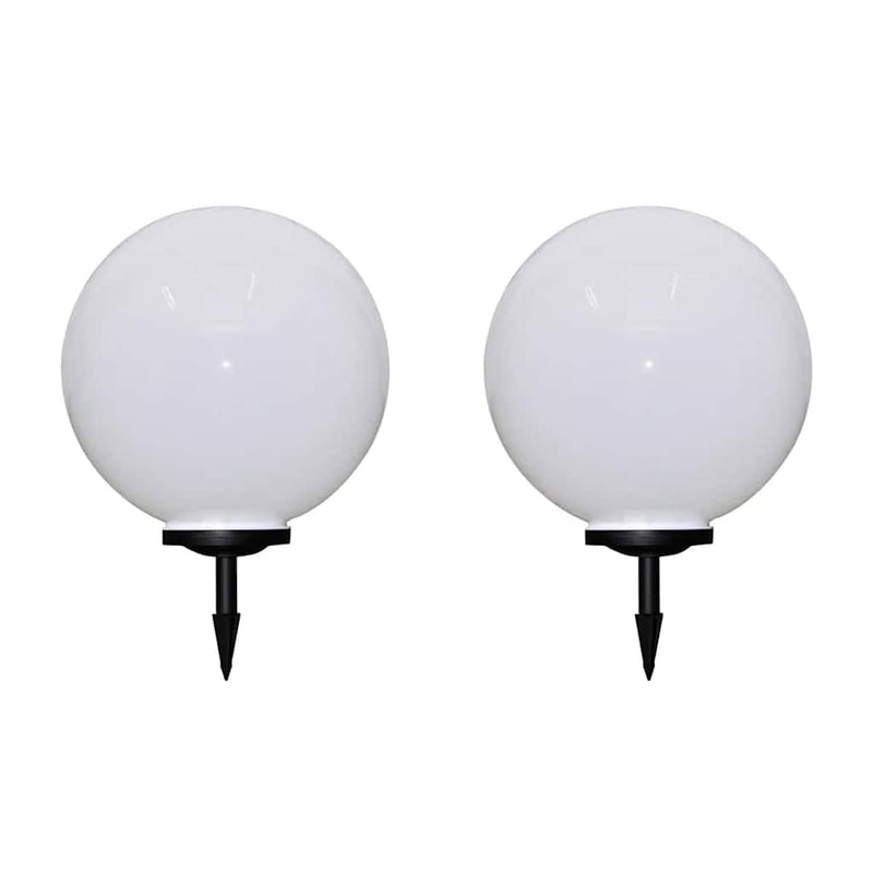 Load image into Gallery viewer, Vidaxl tuinpadlampen 2 st met grondpin led 50 cm

