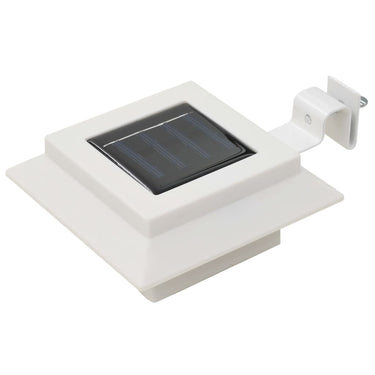 Vidaxl solarlampen 12 st led vierkant 12 cm wit