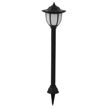 Vidaxl solarlampen 6 st led zwart
