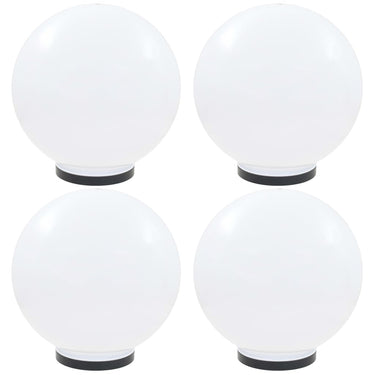 Vidaxl led-bollampen 4 st rond 40 cm pmma