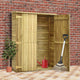VidaXL Tuinschuur 123x50x171 cm geïmpregneerd grenenhout