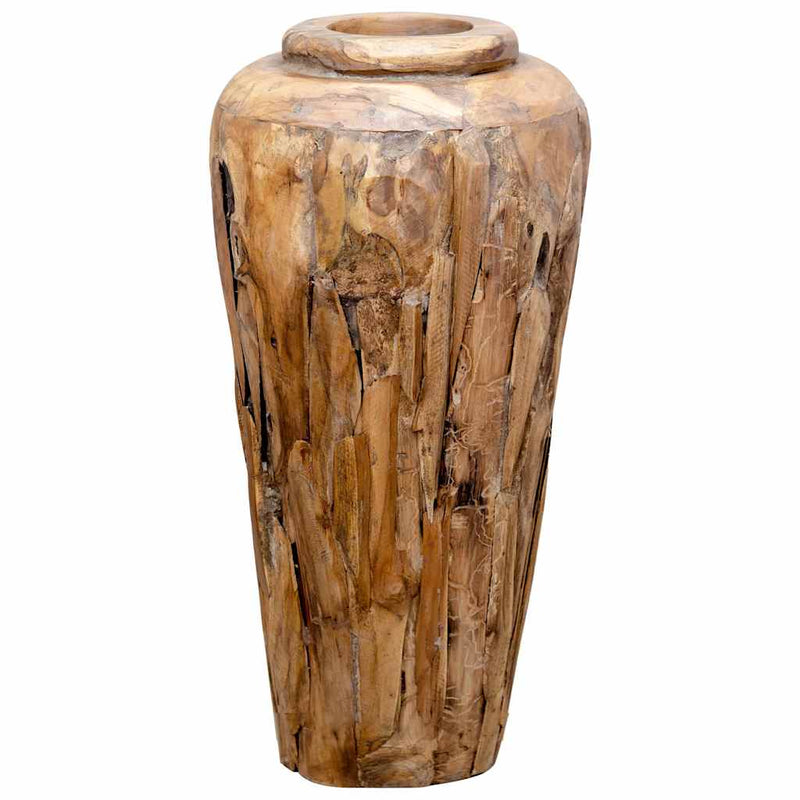 Load image into Gallery viewer, Vidaxl decoratievaas 40x80 cm massief teakhout
