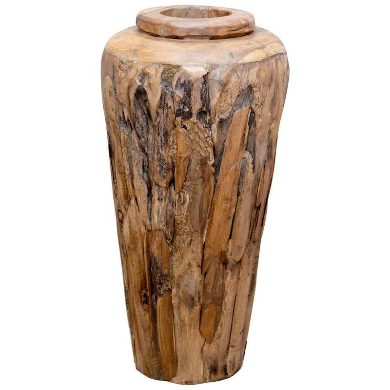 Load image into Gallery viewer, Vidaxl decoratievaas 40x80 cm massief teakhout
