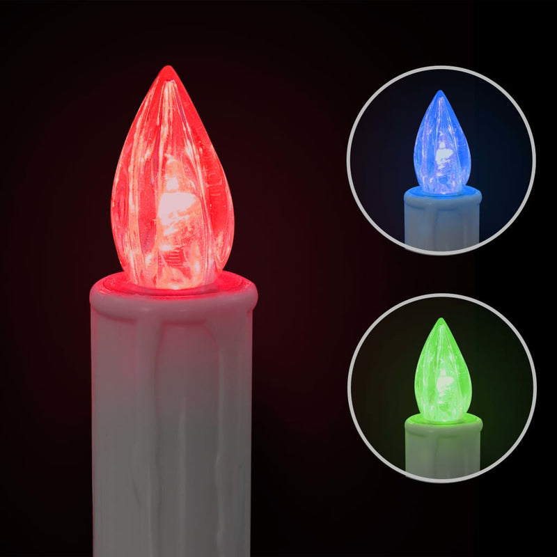 Load image into Gallery viewer, VidaXL LED-kaarsen kerst draadloos met afstandsbediening 30 st RGB
