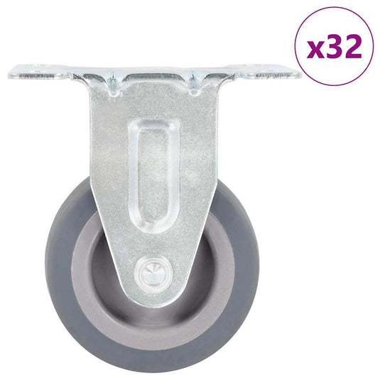 Vidaxl 32 st wielen vast 50 mm