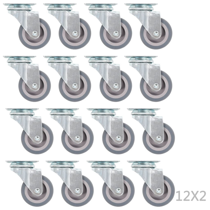 Load image into Gallery viewer, Vidaxl 144 st zwenkwielen 50 mm
