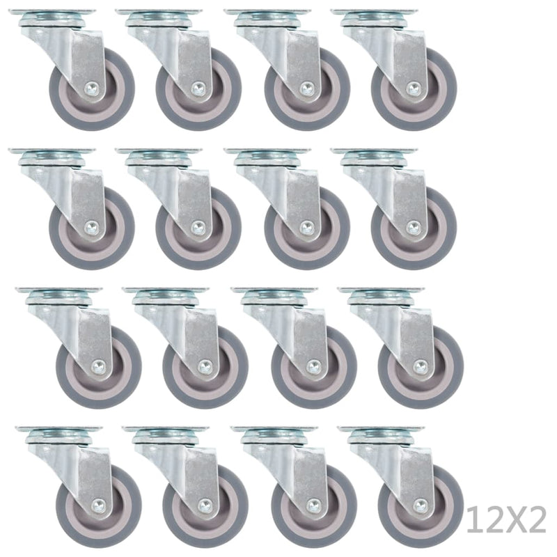 Load image into Gallery viewer, VidaXL 192 st Zwenkwielen 50 mm
