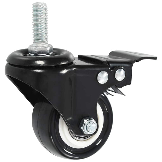 Vidaxl zwenkwielen 16 st met remmen 50 mm