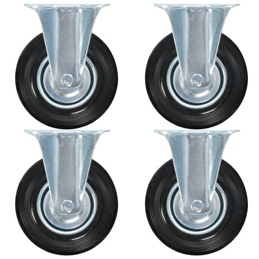 VidaXL 16 st Wielen vast 125 mm