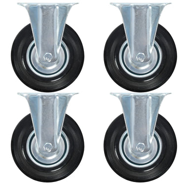VidaXL 24 st Wielen vast 125 mm
