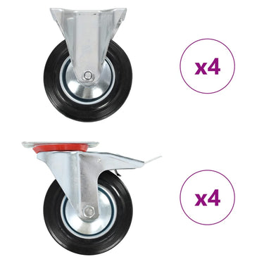Vidaxl 8 st wielen 160 mm