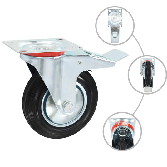 Vidaxl 8 st wielen 160 mm