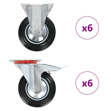 Vidaxl 12 st wielen 160 mm