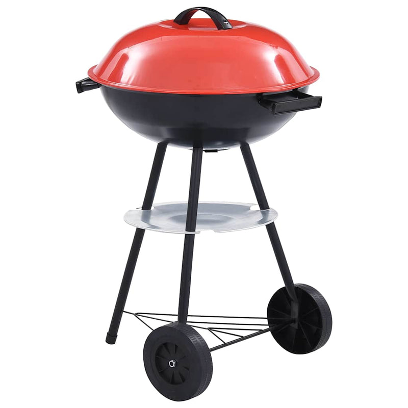 Load image into Gallery viewer, Vidaxl kogelbarbecue houtskool met wieltjes xxl 44 cm
