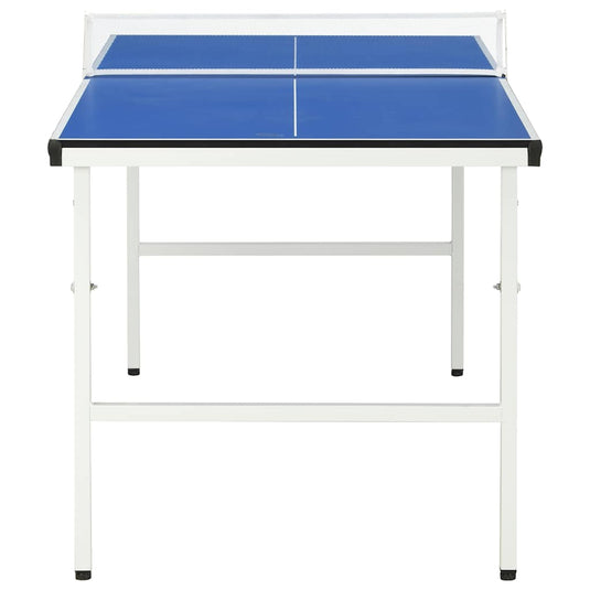 Vidaxl tafeltennistafel 152x76x66 cm met net 152x76x66 cm blauw