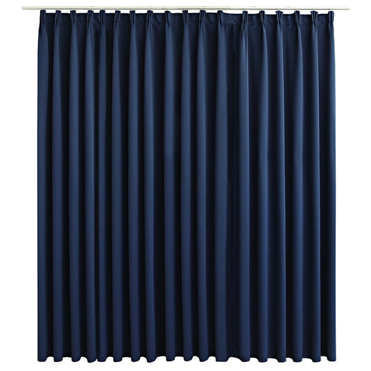 Vidaxl gordijn verduisterend met haken 290x245 cm blauw