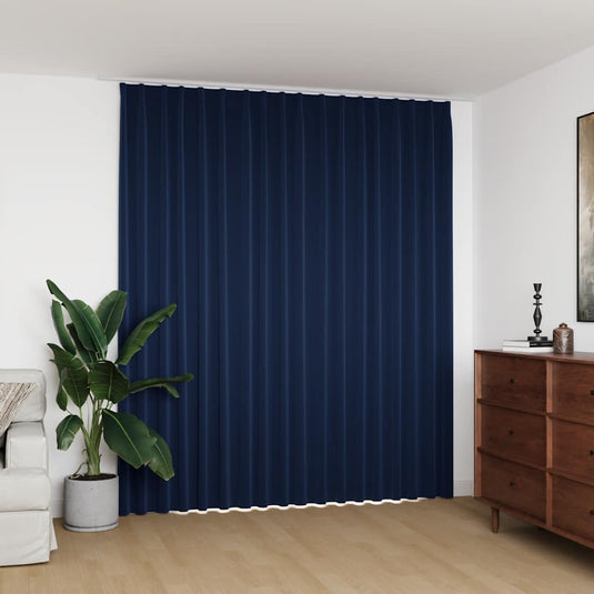 Vidaxl gordijn verduisterend met haken 290x245 cm blauw