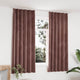Vidaxl gordijnen verduisterend 2 st met haken 140x175 cm fluweel roze