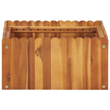 Vidaxl plantenbak verhoogd 50x50x25 cm massief acaciahout