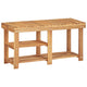Vidaxl schoenenrek 90x32x46 cm massief acaciahout