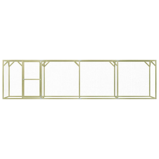 VidaXL Kippenhok 1,5x6x1,5 m geïmpregneerd grenenhout