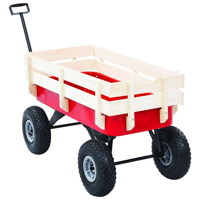 Load image into Gallery viewer, Vidaxl tuinwagen 150 kg rood
