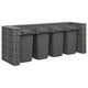 VidaXL Schanskorfmuur containers 320x100x120 cm gegalvaniseerd staal