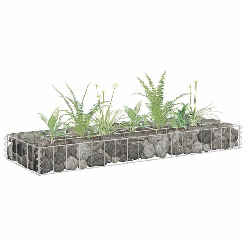 Load image into Gallery viewer, Vidaxl gabion plantenbak verhoogd 90x30x10 cm gegalvaniseerd staal
