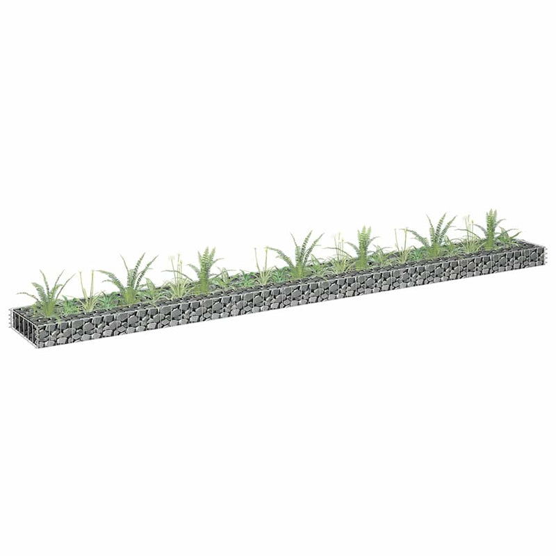 Load image into Gallery viewer, Vidaxl gabion plantenbak verhoogd 270x30x10 cm gegalvaniseerd staal
